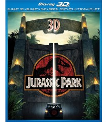 3D - JURASSIC PARK - USADO CON SLIPCOVER