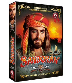 DVD - SANDOKAN+ EL REGRESO DE SANDOKAN SERIE COMPLETA 5 DVD (CAJA ROTA)