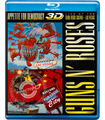 3D - GUNS N' ROSES (APPETITE FOR DEMOCRACY LIVE AT THE HARD ROCK CASINO LAS VEGAS) - USADO