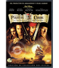 DVD - PIRATAS DEL CARIBE 1 (LA MALDICIÓN DEL PERLA NEGRA) (EDICIÓN DE COLECCIÓN DOS DISCOS) - USADO