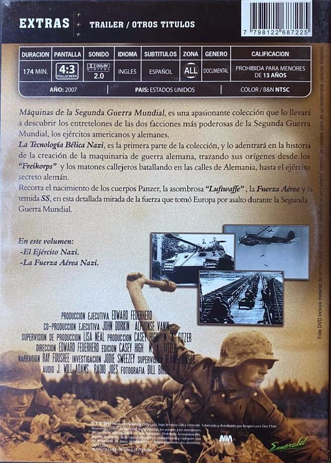 Dvd MÁquinas De La Segunda Guerra Mundial Usado 9433