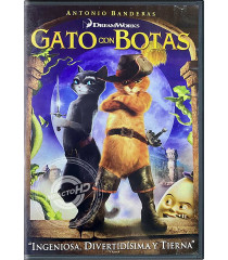 DVD - GATO CON BOTAS - USADO