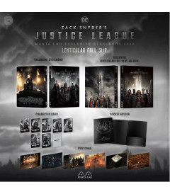 4K UHD - LA LIGA DE LA JUSTICIA DE ZACK SNYDER (EDICIÓN STEELBOOK MANTALAB)