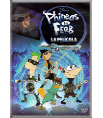 DVD - PHINEAS Y FERB (LA PELÍCULA) A TRAVÉS DE LA SEGUNDA DIMENSIÓN - USADO