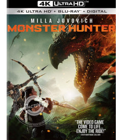 4K UHD - MONSTER HUNTER (LA CACERÍA COMIENZA) - USADO CON SLIPCOVER